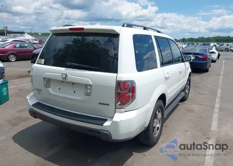2008 Honda Pilot Ex-L из США, поврежденный, VIN 5FNYF18578B049331